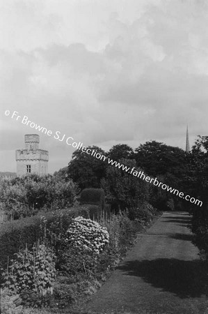 LISMORE CASTLE  IN THE FLOWER GARDEN